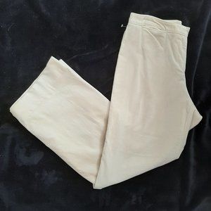 Ivory Velveteen Pants